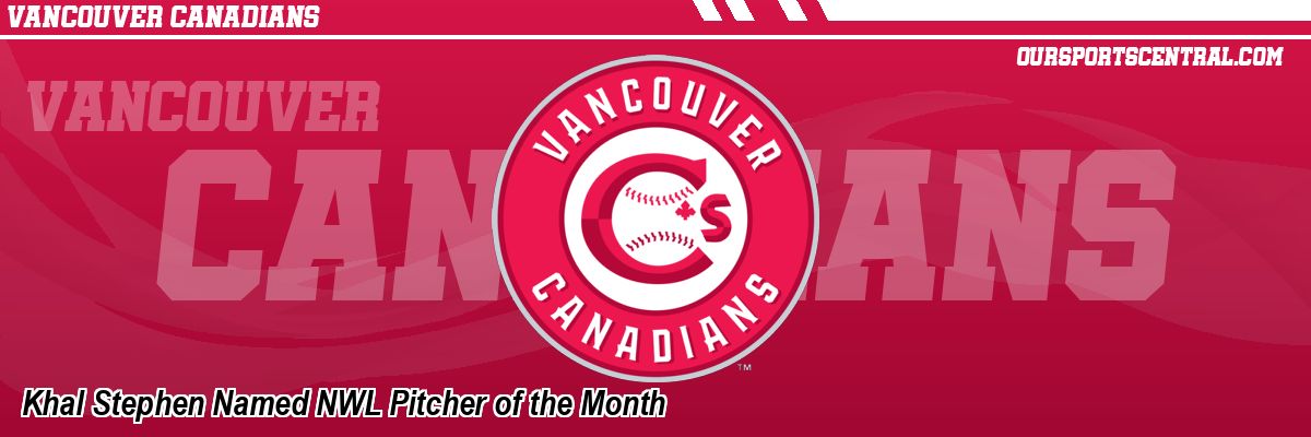 Khal Stephen Named NWL Pitcher of the Month