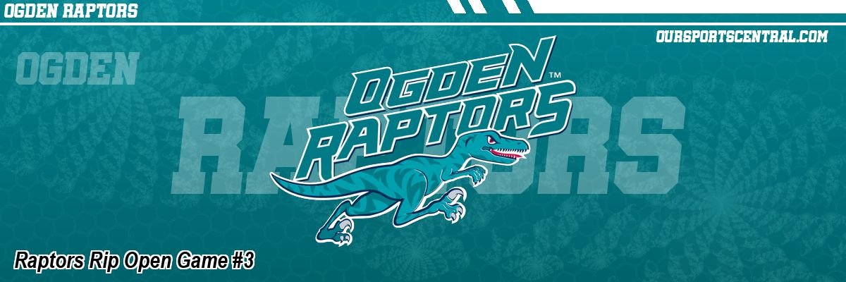 Raptors Rip Open Game #3