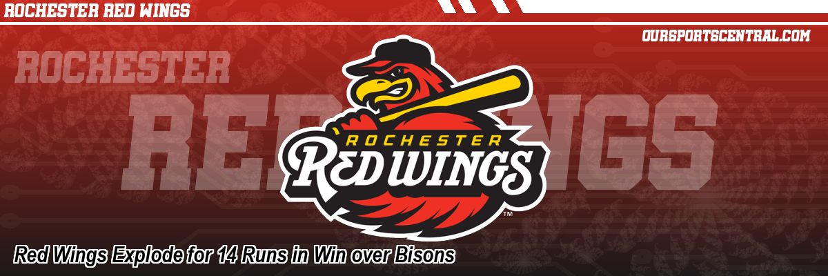 Red Wings Explode for 14 Runs in Win over Bisons