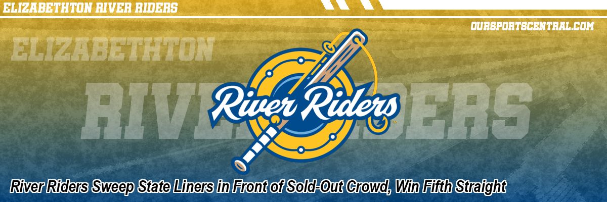 River Riders Sweep State Liners in Front of Sold-Out Crowd, Win Fifth Straight