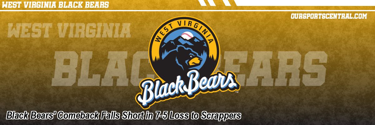Black Bears' Comeback Falls Short in 7-5 Loss to Scrappers