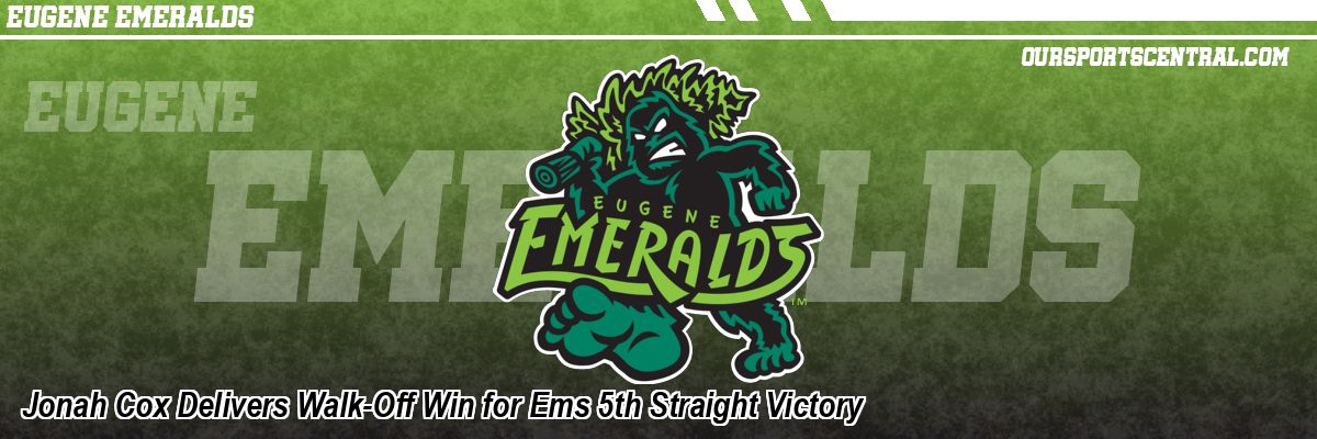 Jonah Cox Delivers Walk-Off Win for Ems 5th Straight Victory