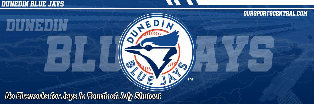 No Fireworks for Jays in Fourth of July Shutout