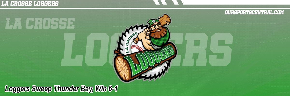 Loggers Sweep Thunder Bay, Win 6-1