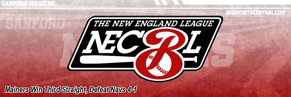 Mainers Win Third Straight, Defeat Navs 4-1