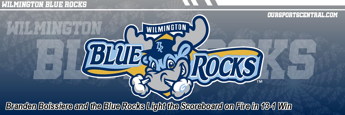 Branden Boissiere and the Blue Rocks Light the Scoreboard on Fire in 13-1 Win