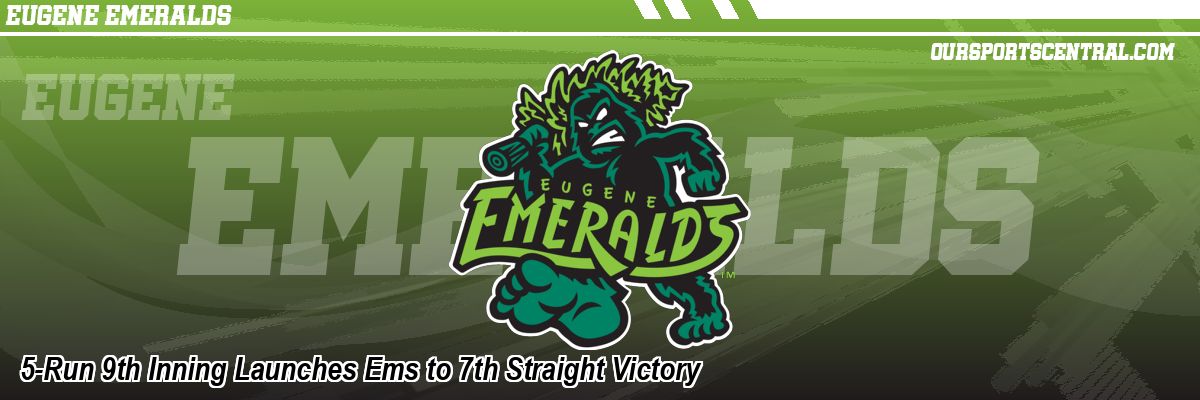 5-Run 9th Inning Launches Ems to 7th Straight Victory