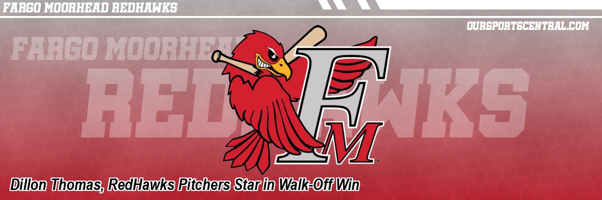 Dillon Thomas, RedHawks Pitchers Star in Walk-Off Win