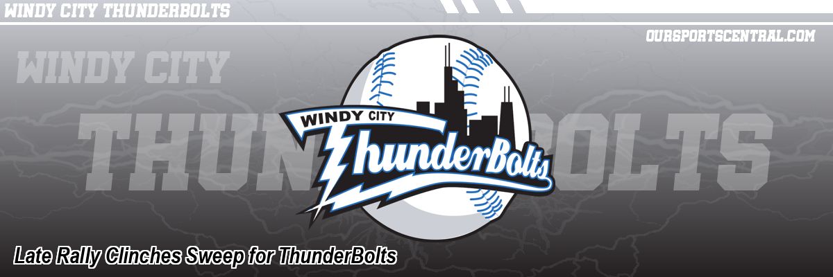 Late Rally Clinches Sweep for ThunderBolts