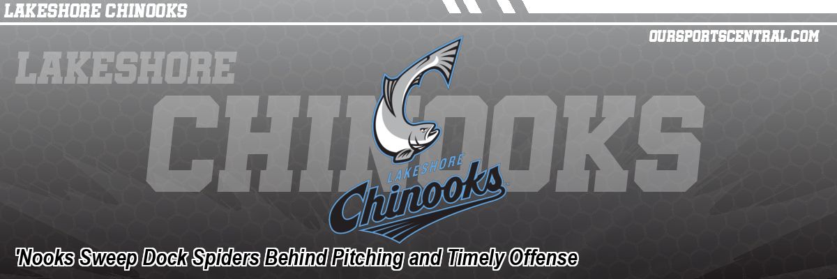 'Nooks Sweep Dock Spiders Behind Pitching and Timely Offense