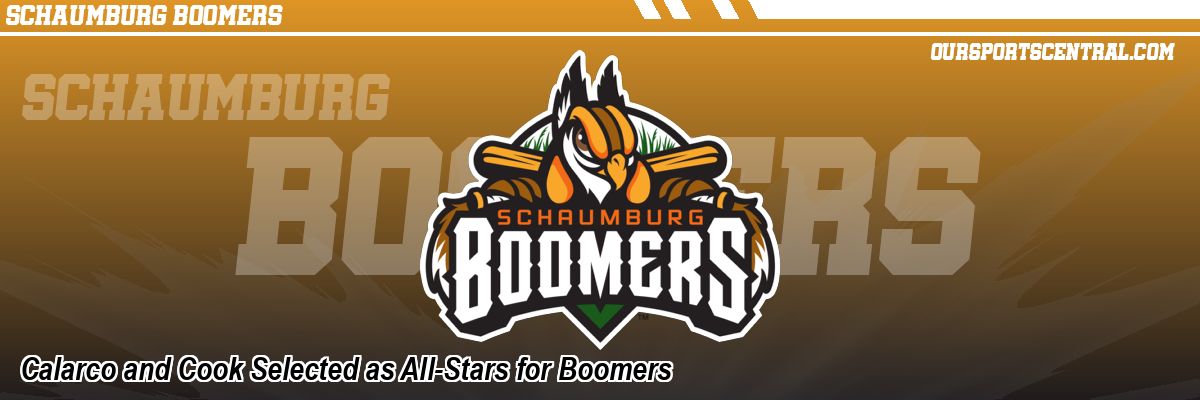 Calarco and Cook Selected as All-Stars for Boomers