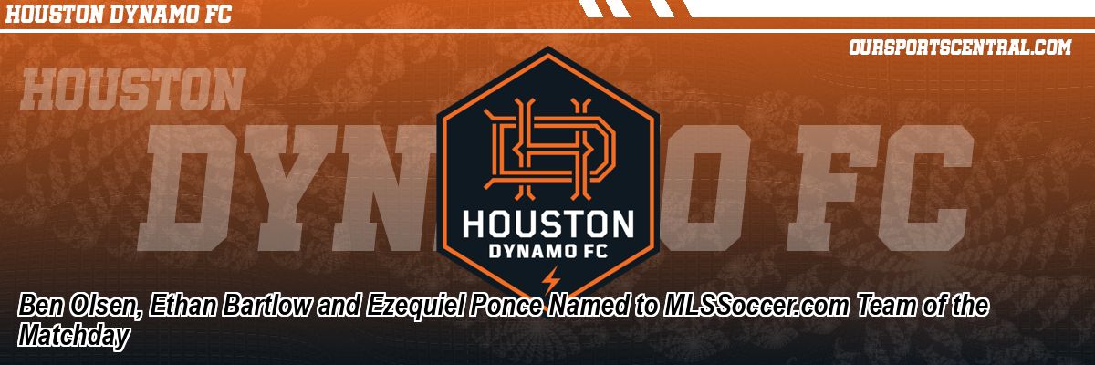 Ben Olsen, Ethan Bartlow and Ezequiel Ponce Named to MLSSoccer.com Team of the Matchday