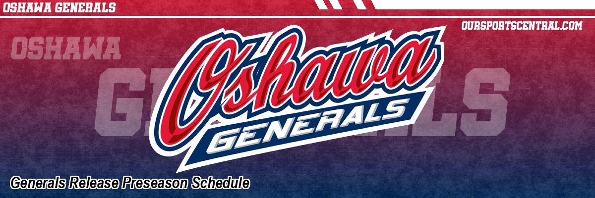 Generals Release Preseason Schedule