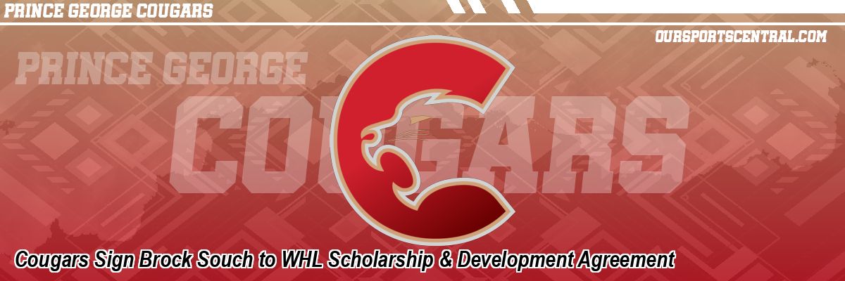 Cougars Sign Brock Souch to WHL Scholarship & Development Agreement