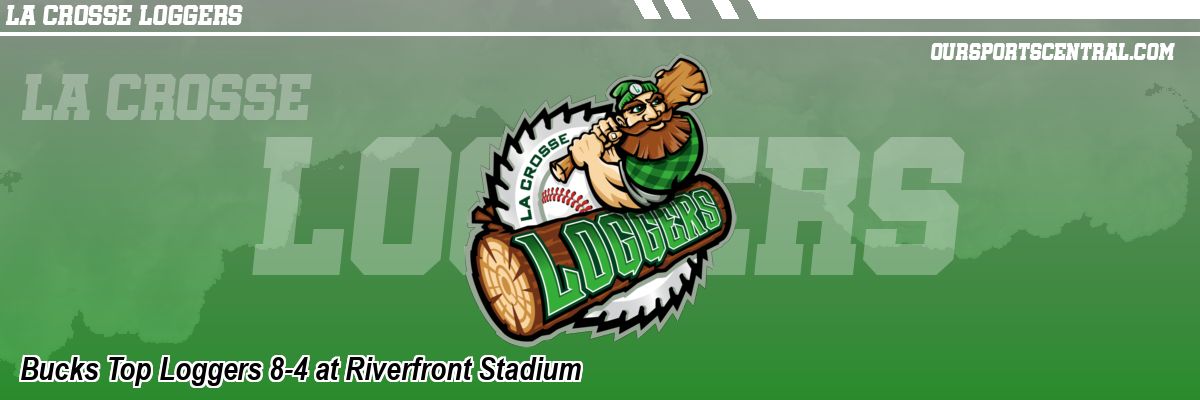 Bucks Top Loggers 8-4 at Riverfront Stadium