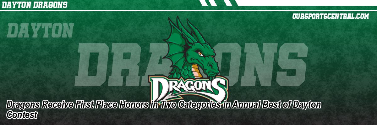 Dragons Receive First Place Honors in Two Categories in Annual Best of Dayton Contest