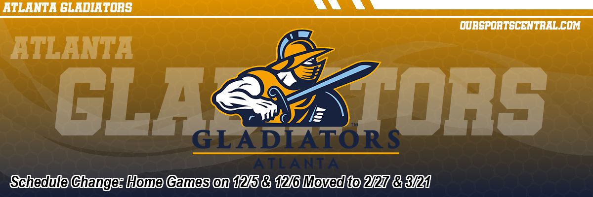 Schedule Change: Home Games on 12/5 & 12/6 Moved to 2/27 & 3/21