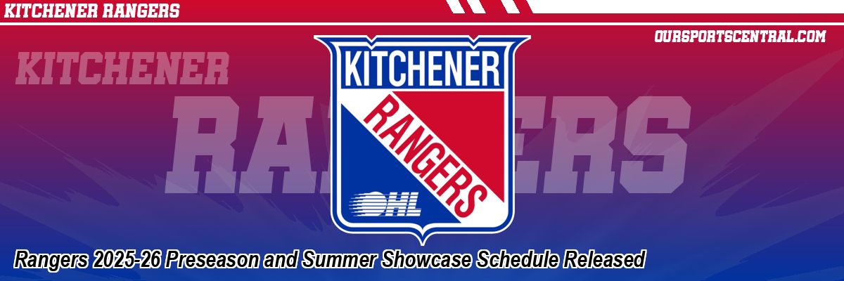 Rangers 2025-26 Preseason and Summer Showcase Schedule Released