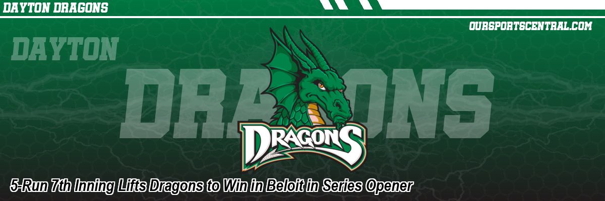 5-Run 7th Inning Lifts Dragons to Win in Beloit in Series Opener