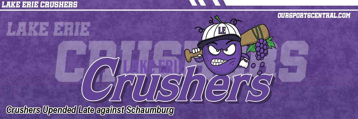 Crushers Upended Late against Schaumburg