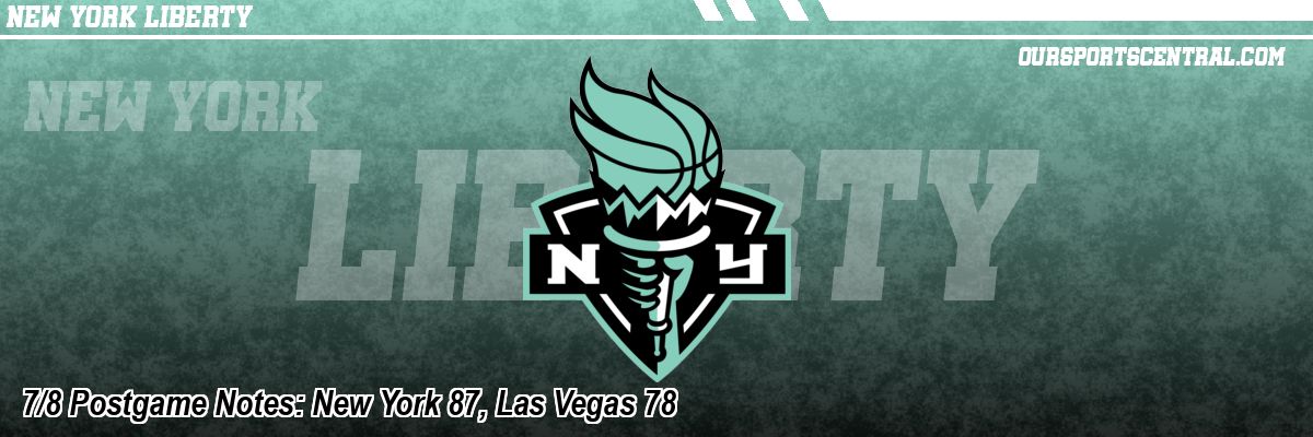 7/8 Postgame Notes: New York 87, Las Vegas 78