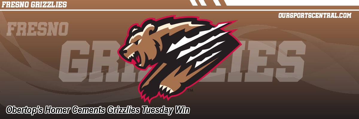 Obertop's Homer Cements Grizzlies Tuesday Win