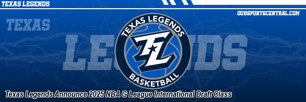 Texas Legends Announce 2025 NBA G League International Draft Class