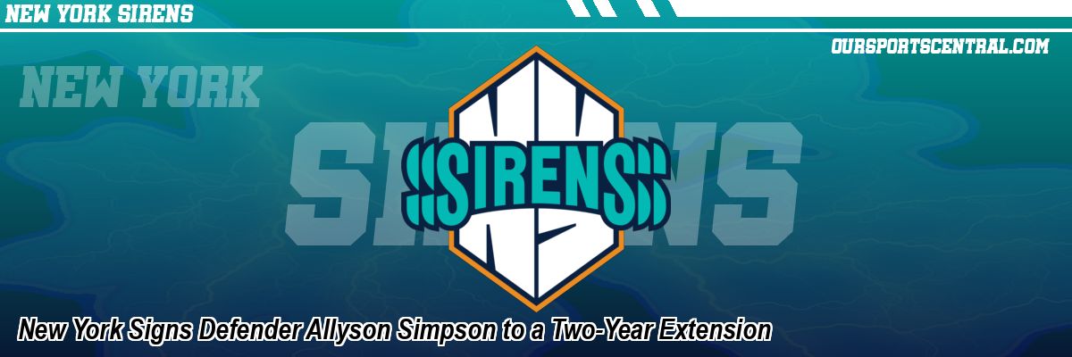 New York Signs Defender Allyson Simpson to a Two-Year Extension