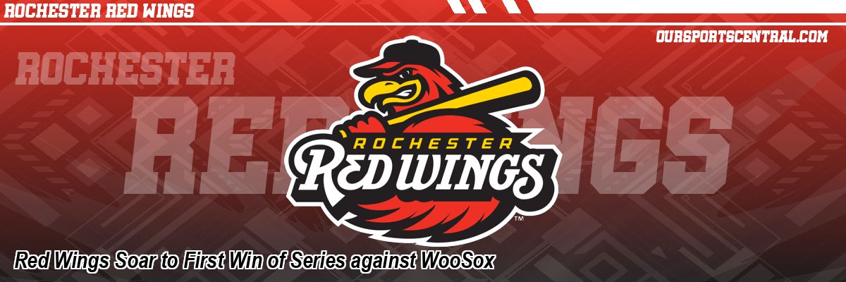Red Wings Soar to First Win of Series against WooSox