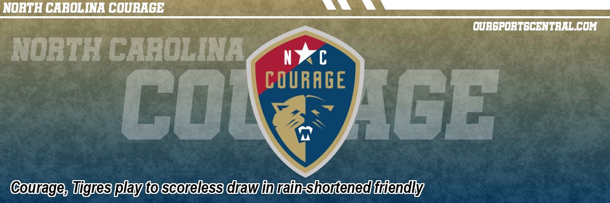 Courage, Tigres play to scoreless draw in rain-shortened friendly