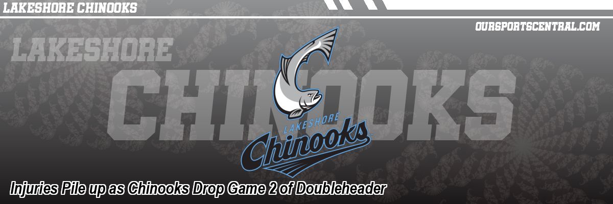Injuries Pile up as Chinooks Drop Game 2 of Doubleheader