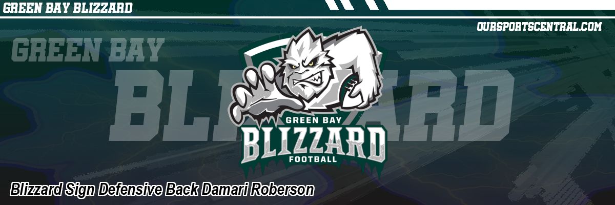 Blizzard Sign Defensive Back Damari Roberson