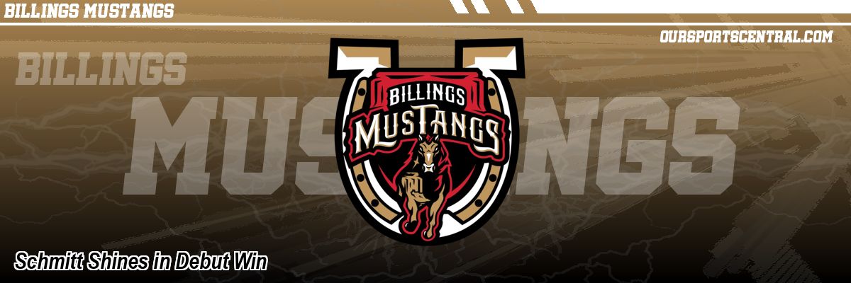 Schmitt Shines in Debut Win