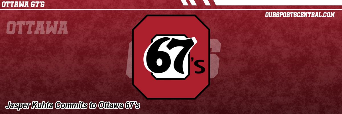 Jasper Kuhta Commits to Ottawa 67's