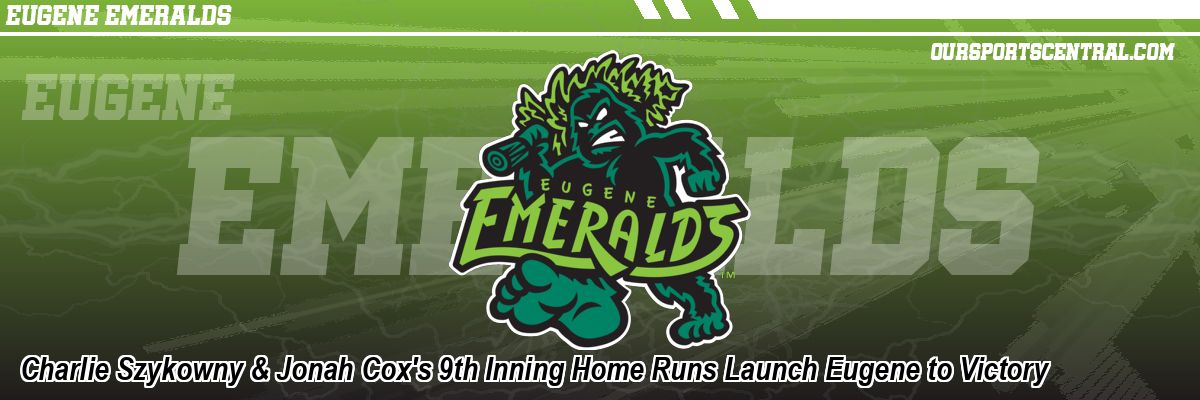 Charlie Szykowny & Jonah Cox's 9th Inning Home Runs Launch Eugene to Victory