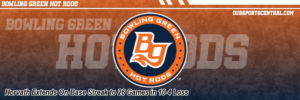 Horvath Extends On-Base Streak to 26 Games in 10-4 Loss