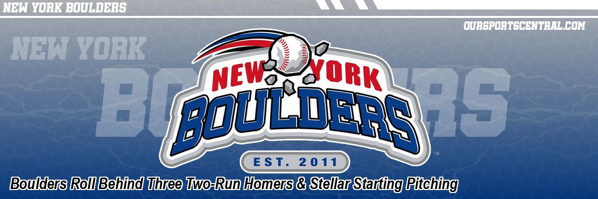 Boulders Roll Behind Three Two-Run Homers & Stellar Starting Pitching