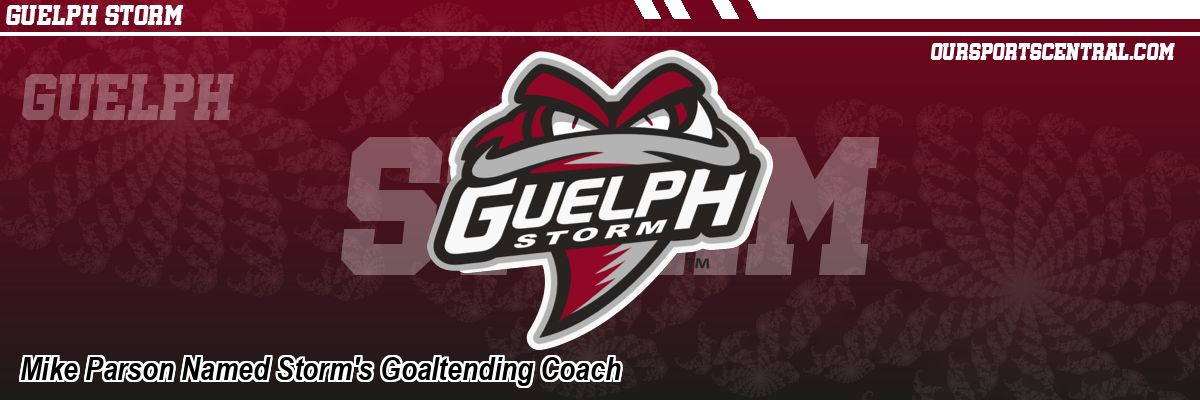 Mike Parson Named Storm's Goaltending Coach