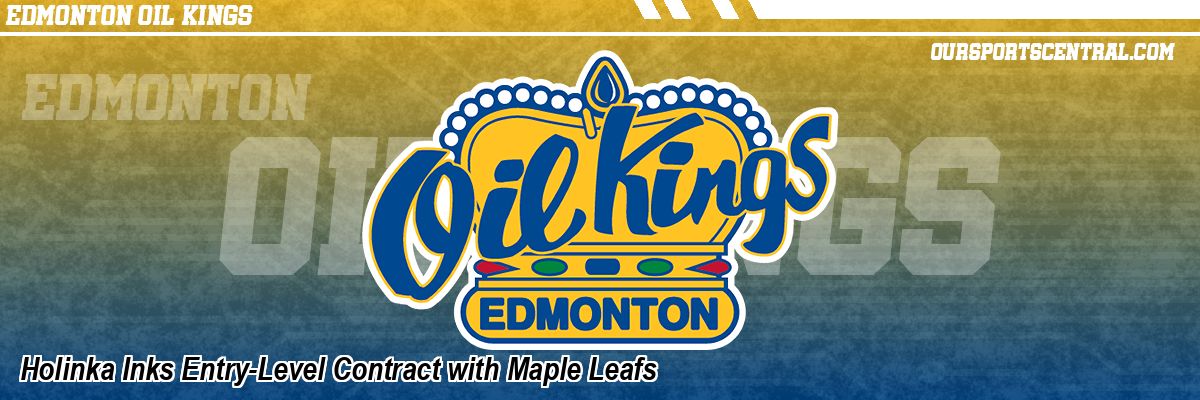 Holinka Inks Entry-Level Contract with Maple Leafs