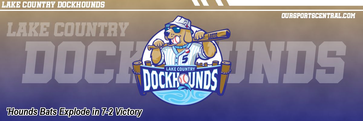 'Hounds Bats Explode in 7-2 Victory