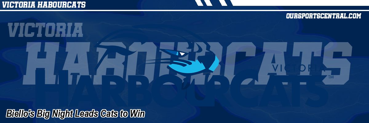 Biello's Big Night Leads Cats to Win