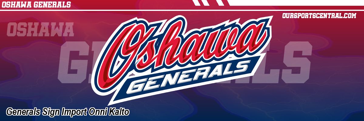 Generals Sign Import Onni Kalto
