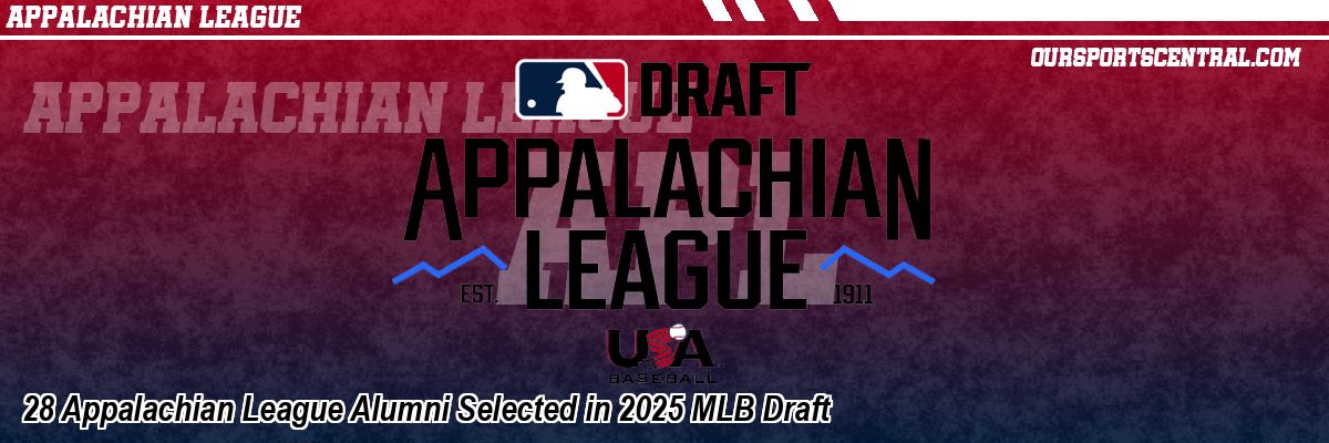 28 Appalachian League Alumni Selected in 2025 MLB Draft