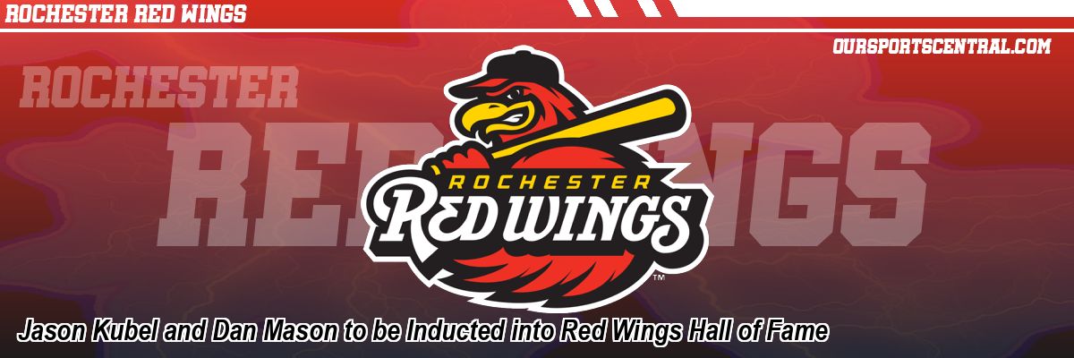 Jason Kubel and Dan Mason to be Inducted into Red Wings Hall of Fame