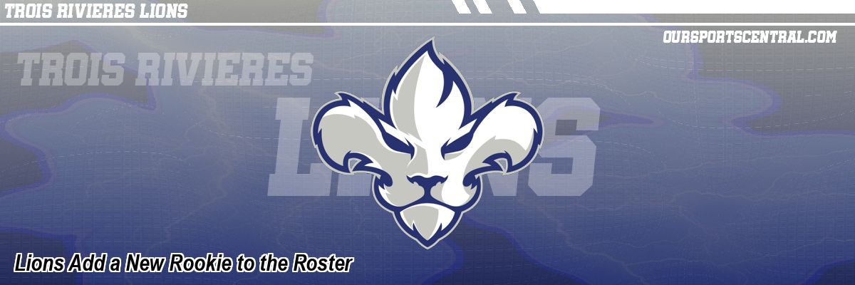 Lions Add a New Rookie to the Roster
