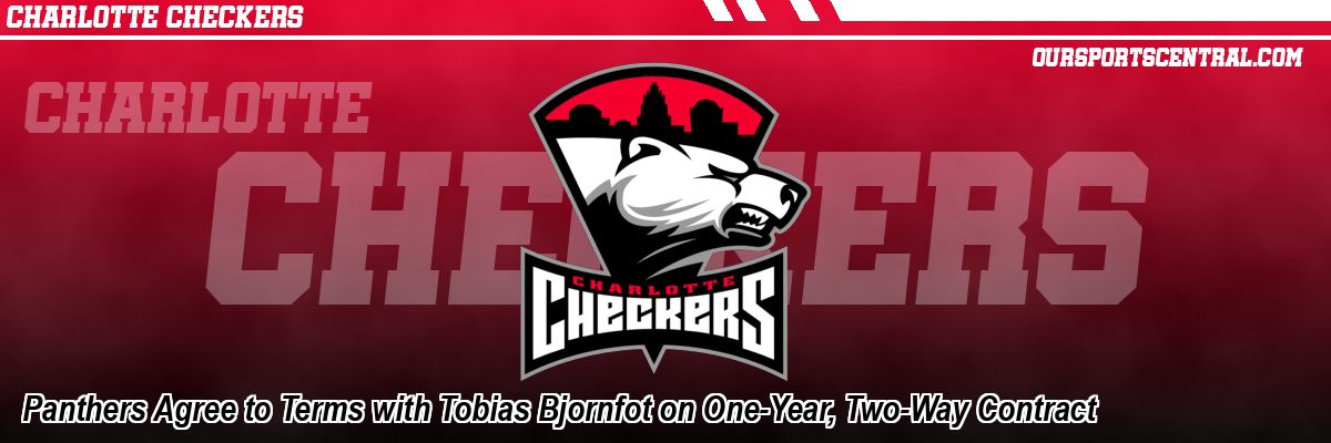 Panthers Agree to Terms with Tobias Bjornfot on One-Year, Two-Way Contract