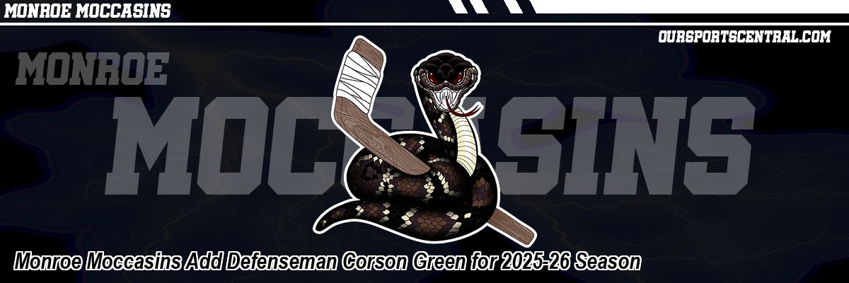 Monroe Moccasins Add Defenseman Corson Green for 2025-26 Season