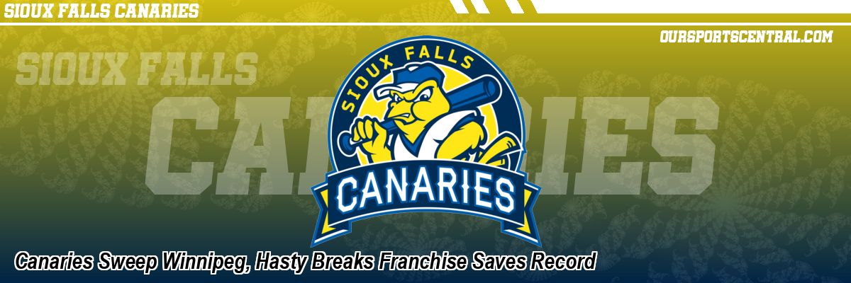 Canaries Sweep Winnipeg, Hasty Breaks Franchise Saves Record