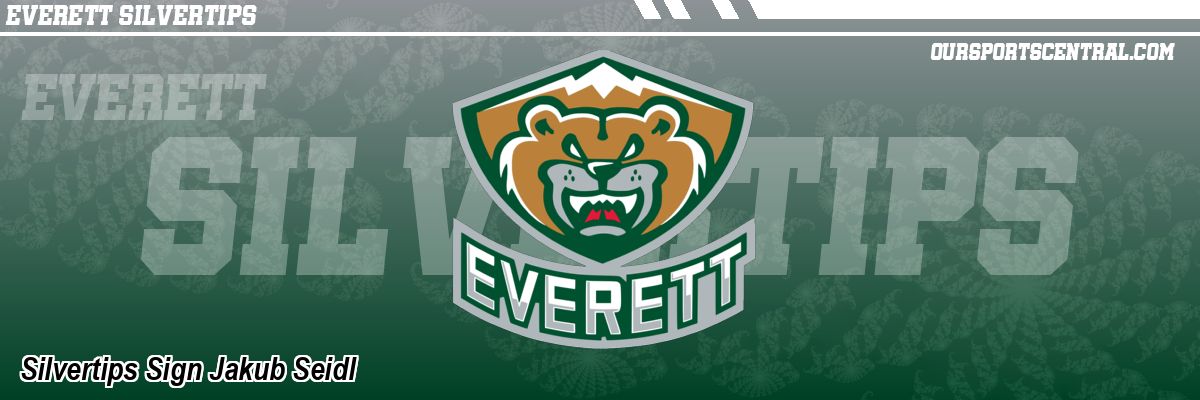 Silvertips Sign Jakub Seidl