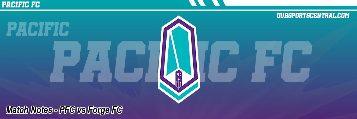 Match Notes - PFC vs Forge FC